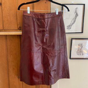 Gap Leather Skirt